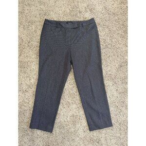 TALBOTS Cotton Blend High Waist Slim Trouser Pants Career Business Teacher 12P